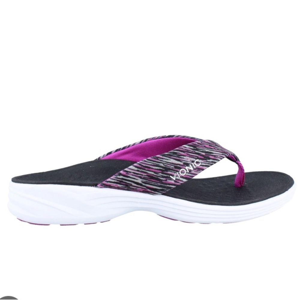 Vionic Serene Kapel Thong Sandal Black